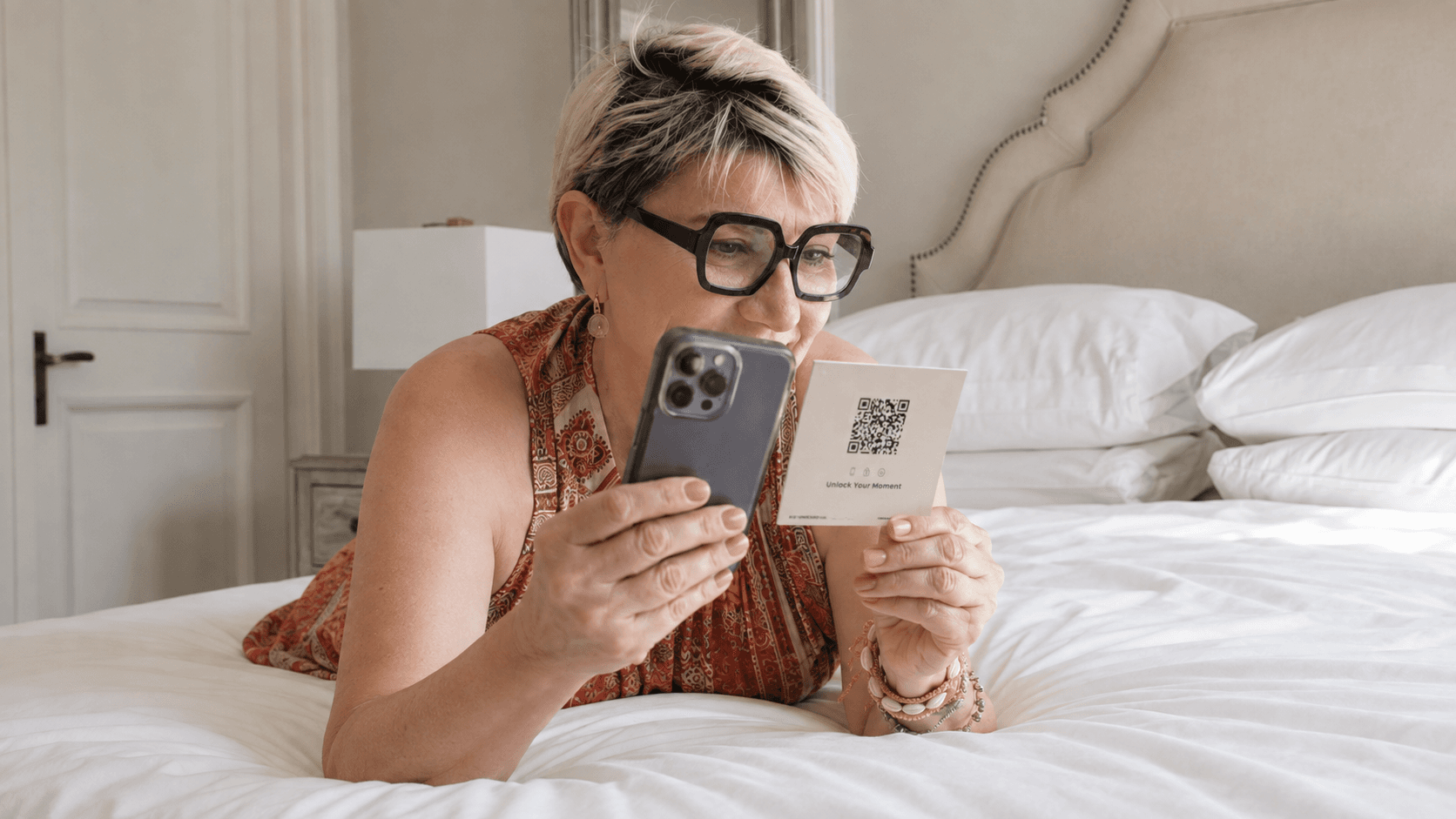 One scan unlocks the private memory.